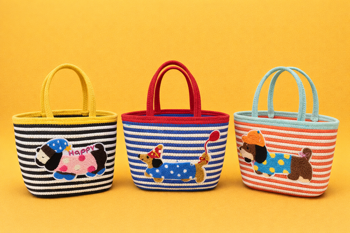 Happy Dachshund Tote Bag