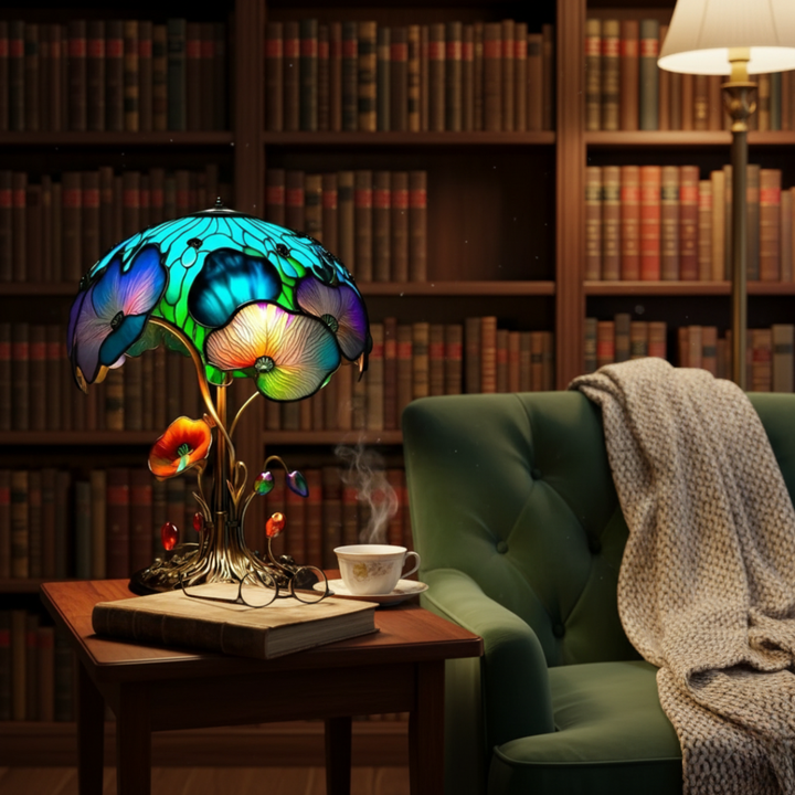 Boho Chic Mushroom Flower Lamp