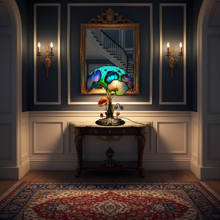 Boho Chic Mushroom Flower Lamp