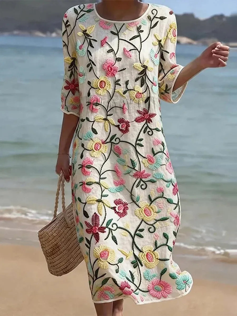 Maisie - Flowy Floral Summer Dress