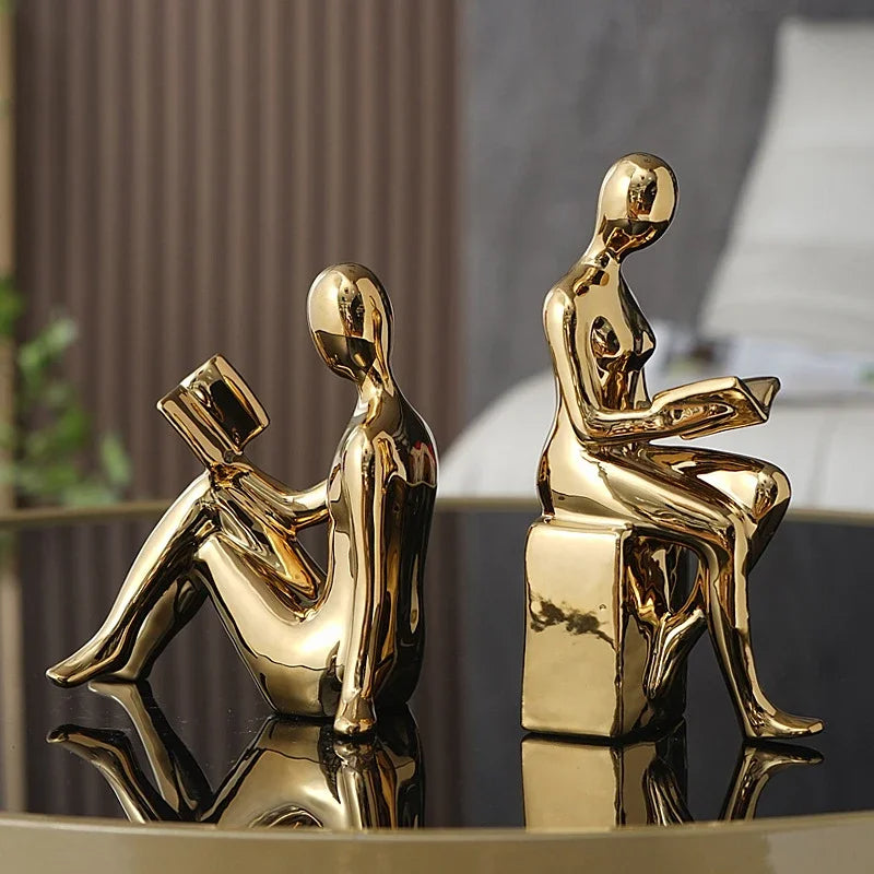 Readers In Thought Bookends