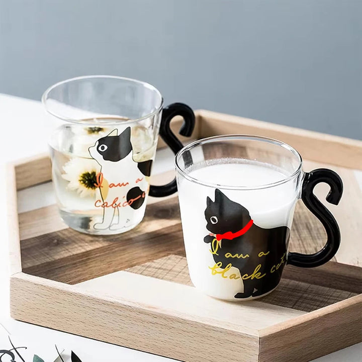 Feline Glass Mug