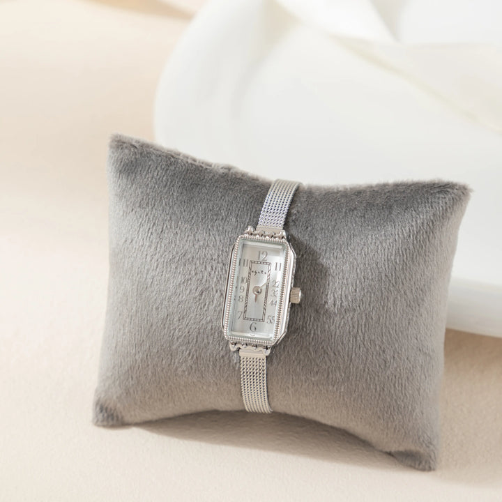 Theresa – Gold Rectangular Dial Watch