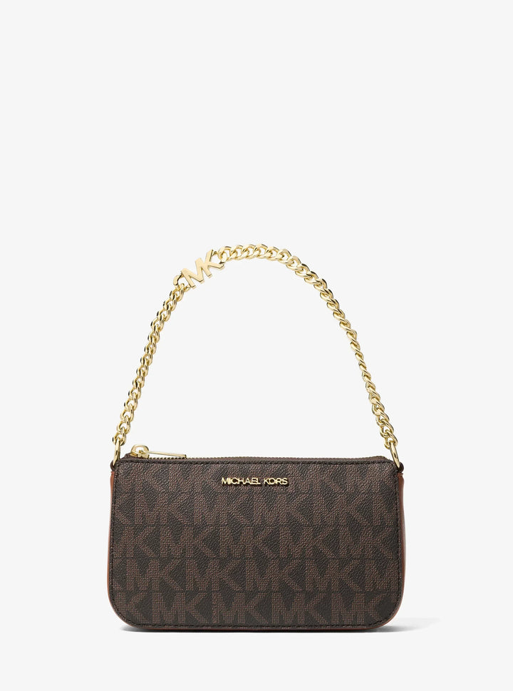 Michael Kors Jet Set Small Signature Logo Chain Pochette