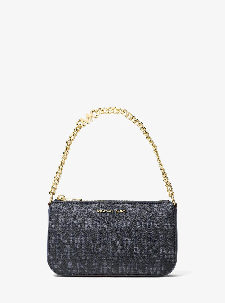 Michael Kors Jet Set Small Signature Logo Chain Pochette