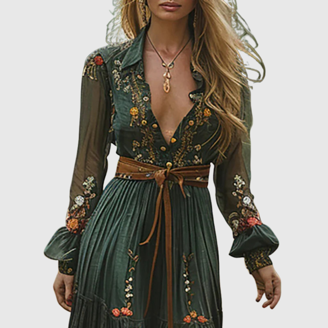 Alina Soleil - Romantic Boho Maxi Dress