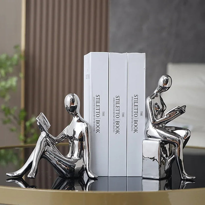 Readers In Thought Bookends