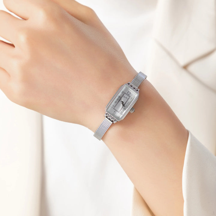 Theresa – Gold Rectangular Dial Watch