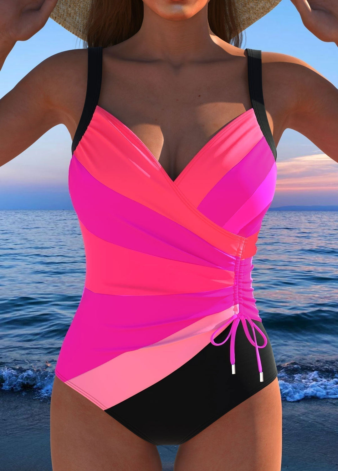 Mayte | Crossed swimsuit that enhances and flatters
