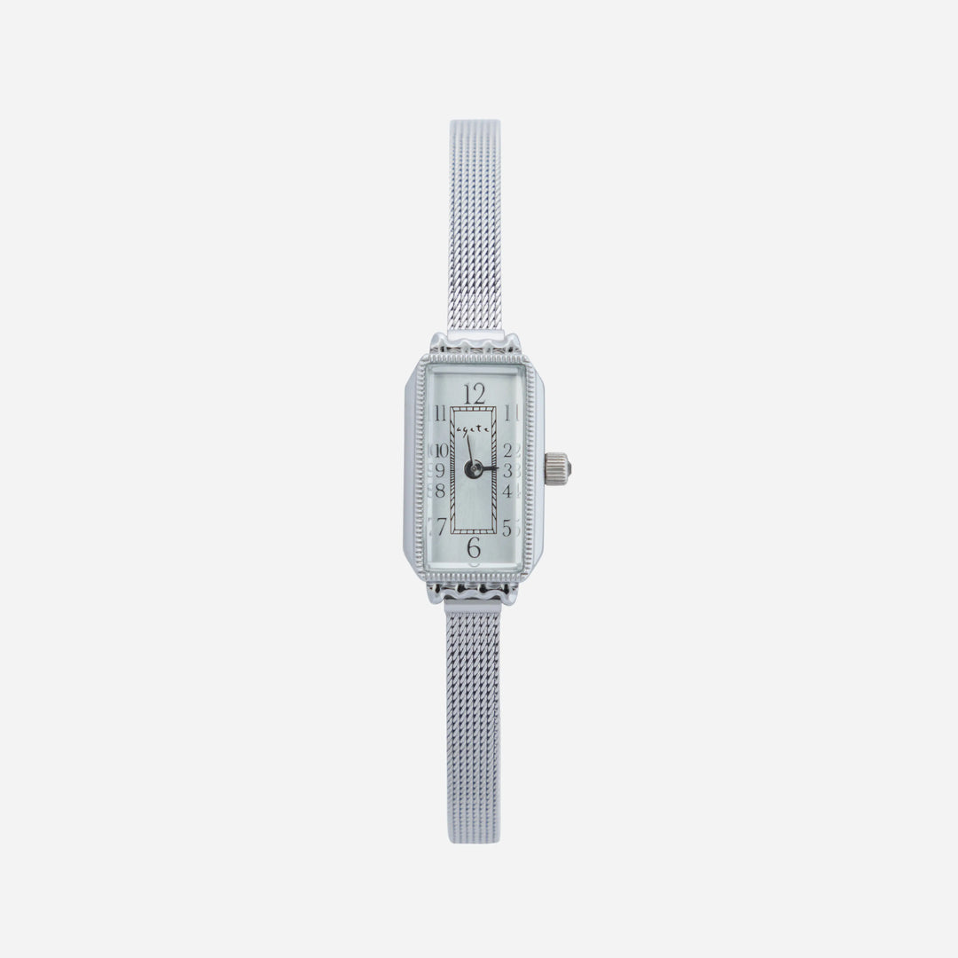 Theresa – Gold Rectangular Dial Watch