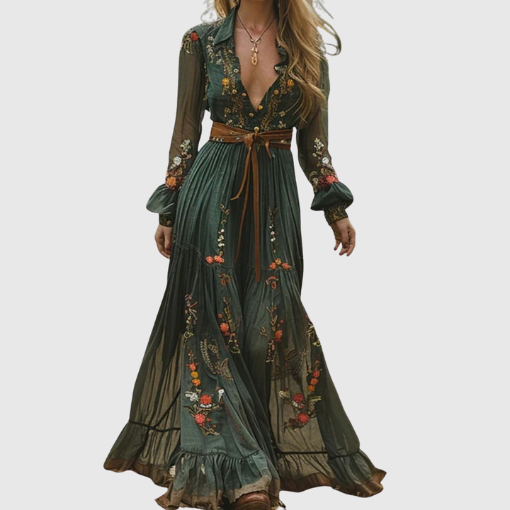 Alina Soleil - Romantic Boho Maxi Dress