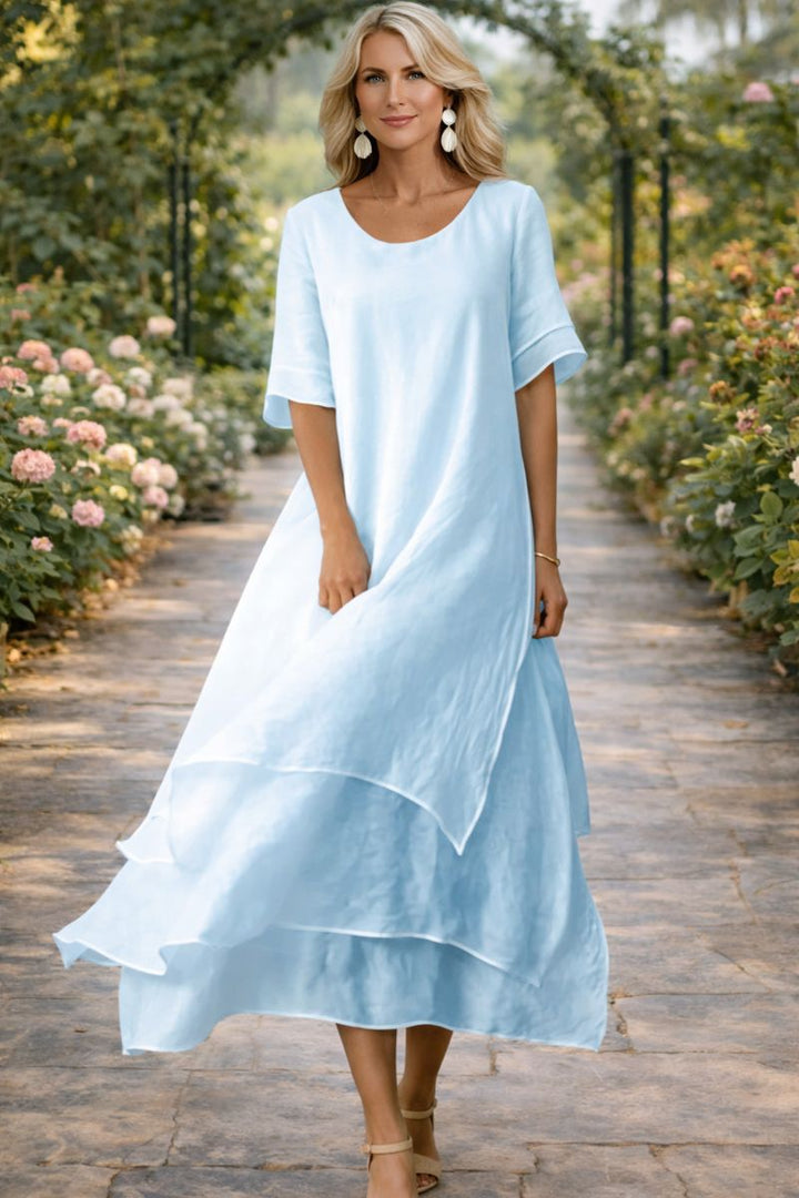 Rose - Flowing Tiered Maxi Dress