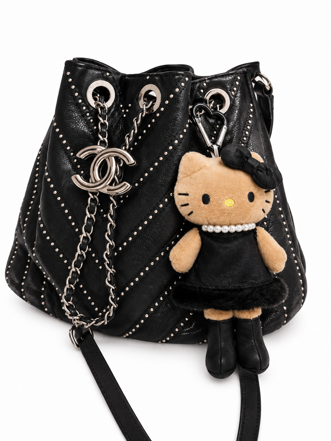Chic Cat Bag Charm
