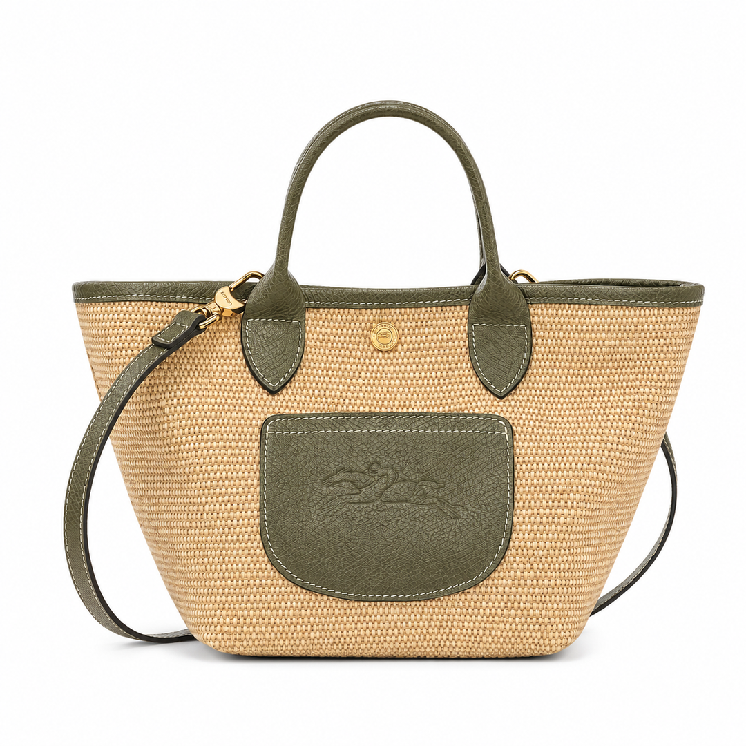 Longchamp - Le Pliage XS Basket Bag Brown Canvas