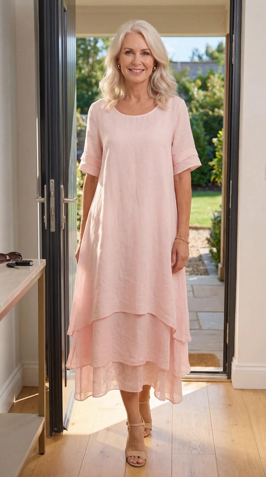 Rose - Flowing Tiered Maxi Dress