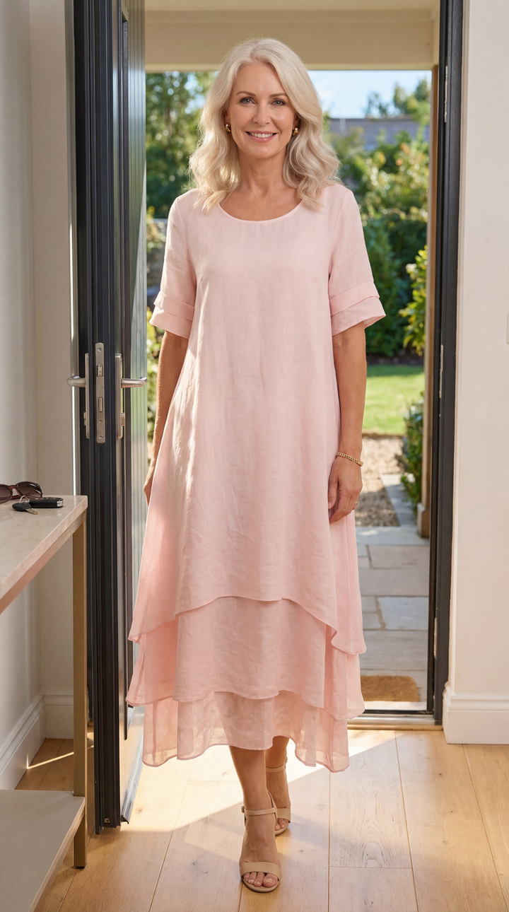 Rose - Flowing Tiered Maxi Dress