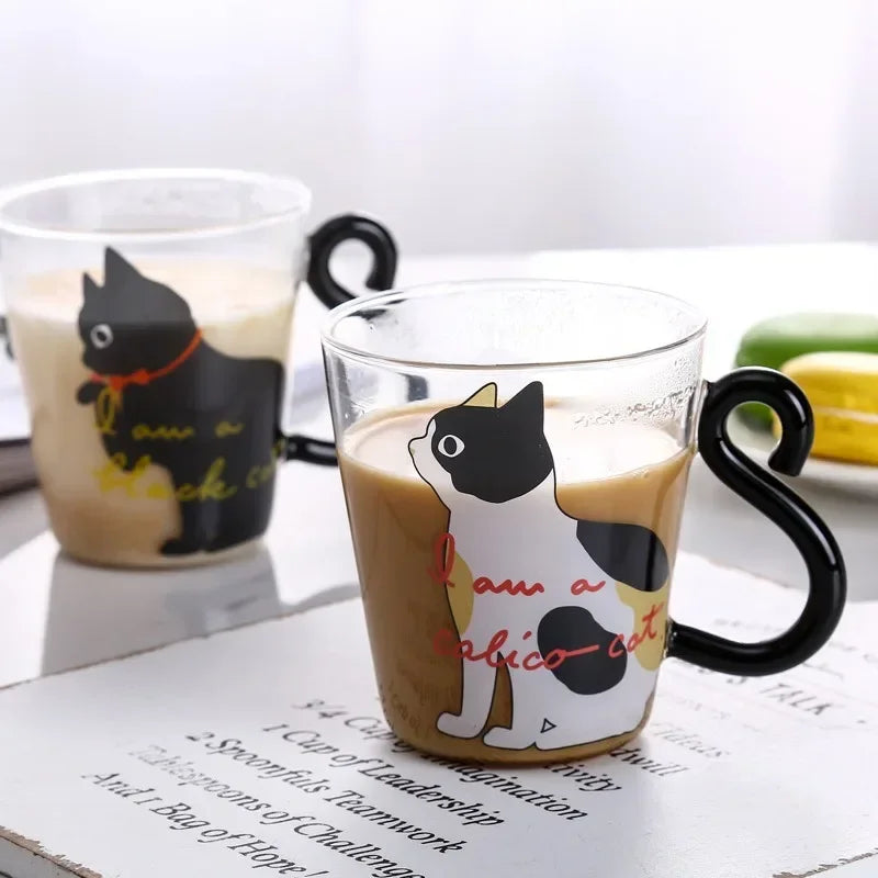 Feline Glass Mug