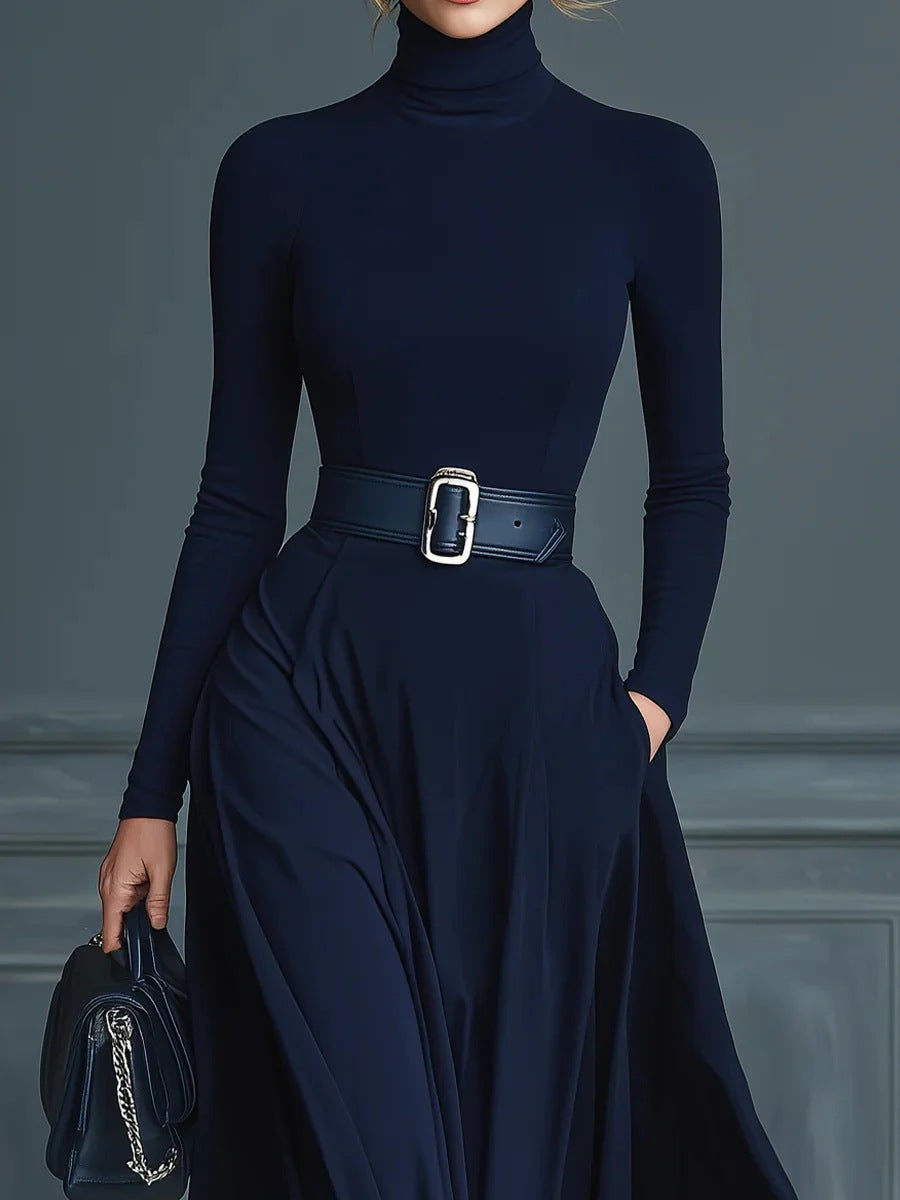 Corliss - High-Neck Maxi Dress