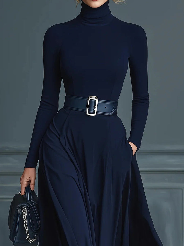 Corliss - High-Neck Maxi Dress