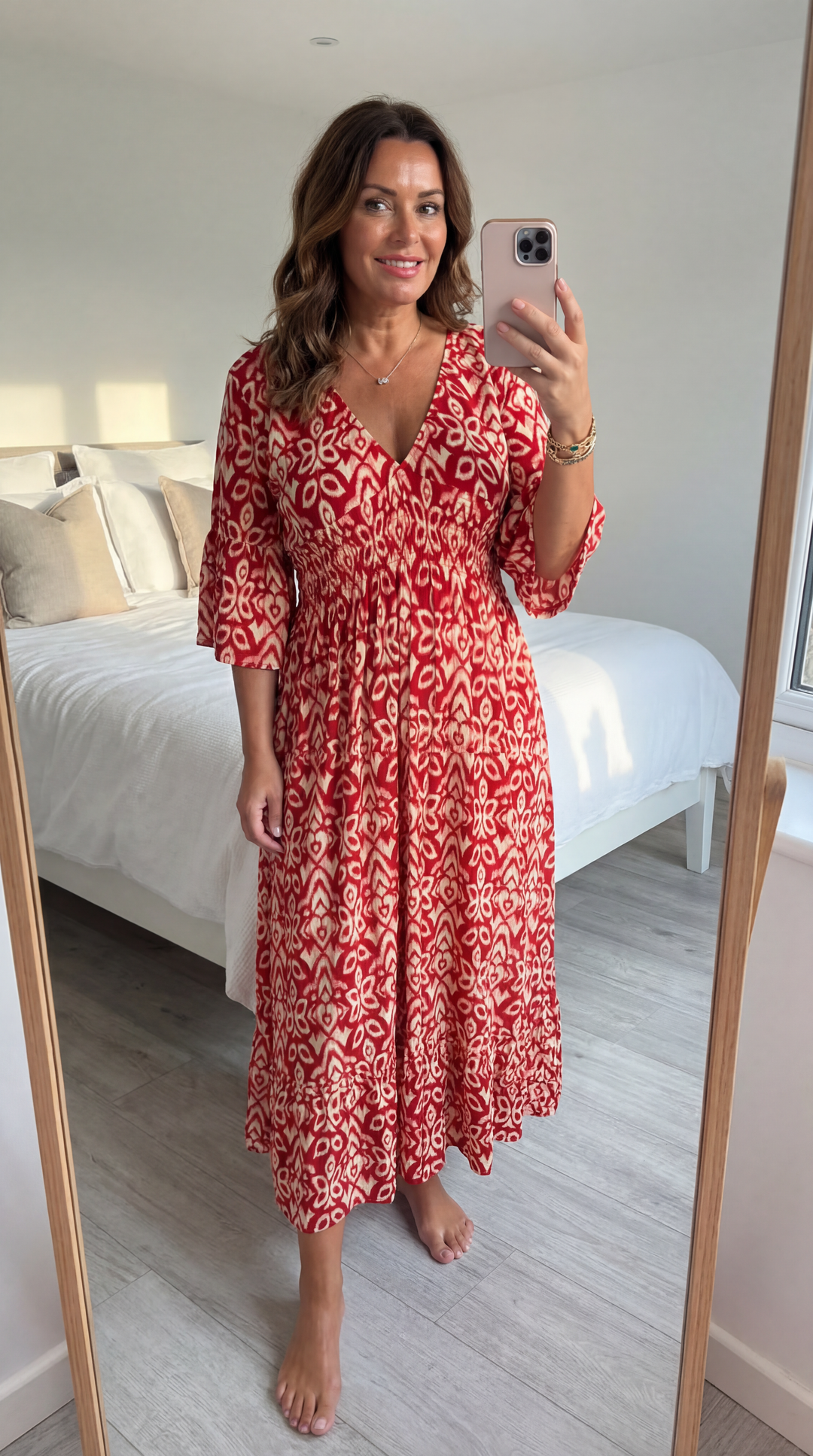 Zara - Casual Bohemian Midi Dress