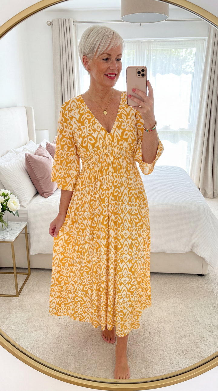 Zara - Casual Bohemian Midi Dress