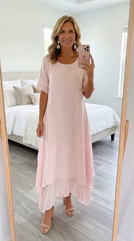 Rose - Flowing Tiered Maxi Dress