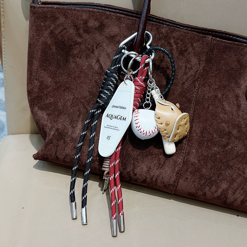 Baseball Club Bag Charm