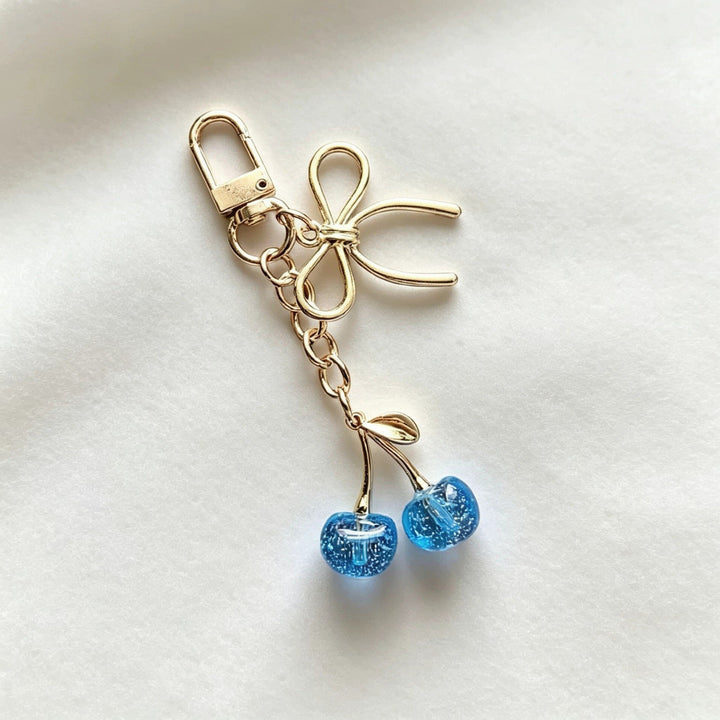 Cherry Charm Bag Keychain
