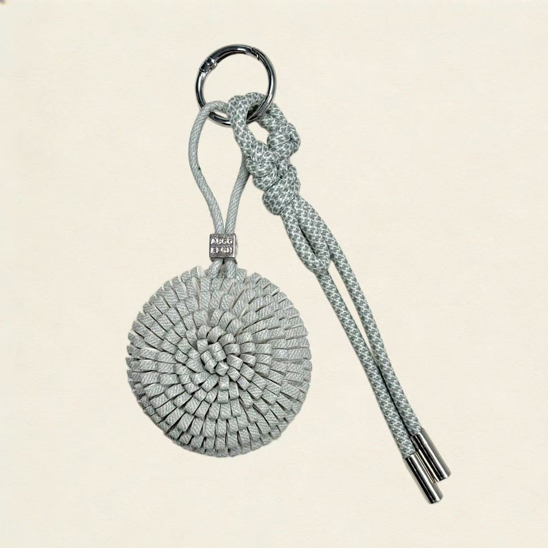 Woven Circle Bag Charm
