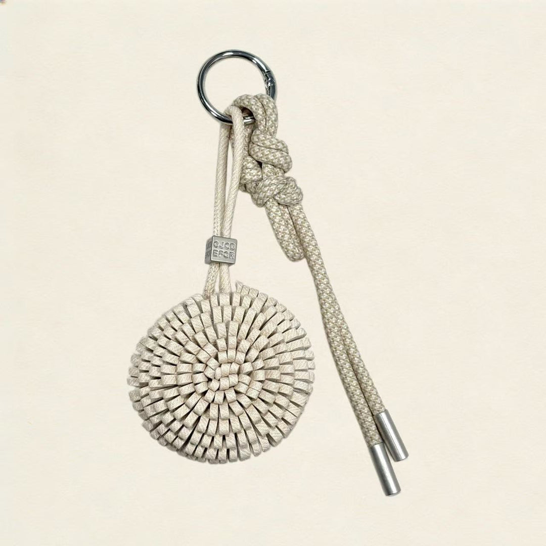 Woven Circle Bag Charm