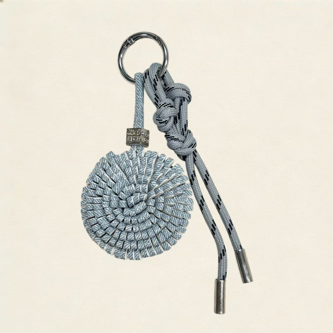 Woven Circle Bag Charm