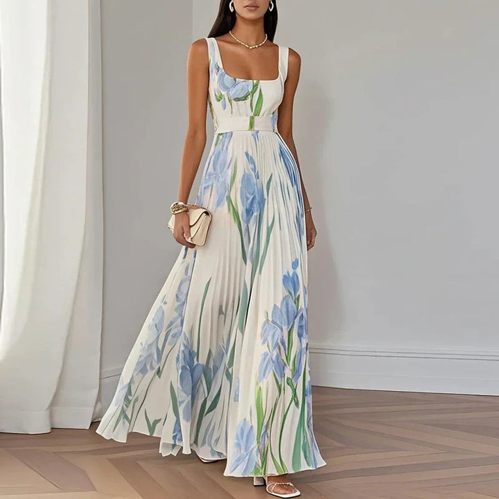 Clara - Elegant Floral Long Dress