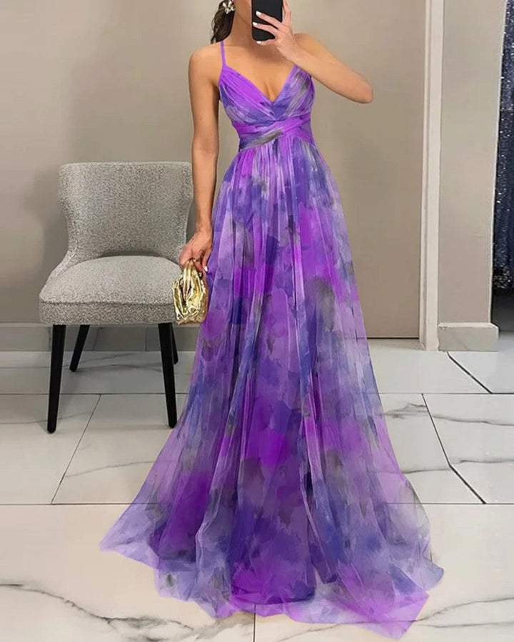 Millie - Elegant Floral Maxi Dress