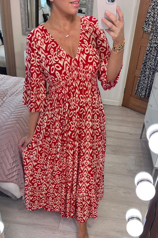 Zara - Casual Bohemian Midi Dress