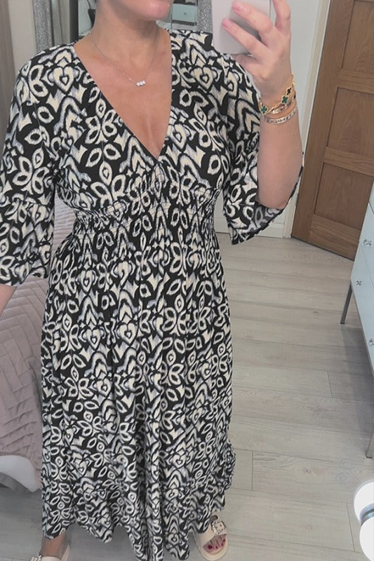 Zara - Casual Bohemian Midi Dress