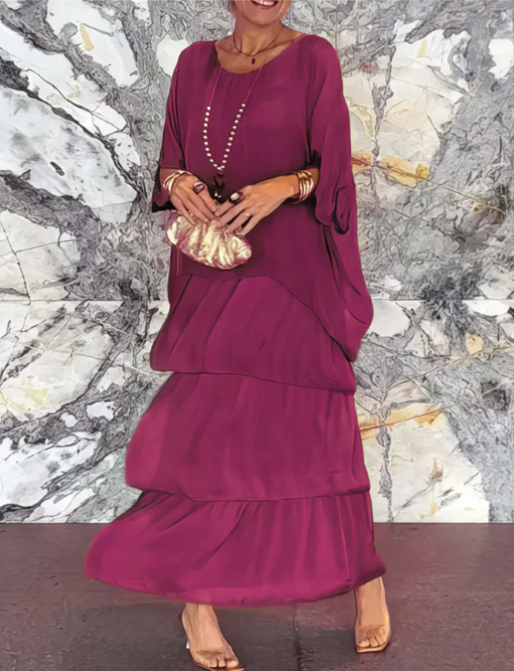 Mila - Elegant Flowing Maxi Dress