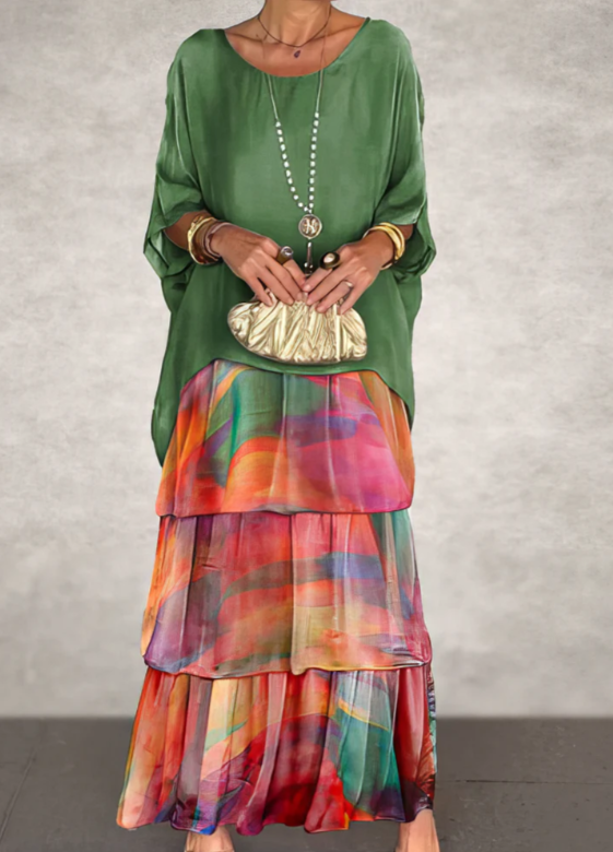 Mila - Elegant Flowing Maxi Dress