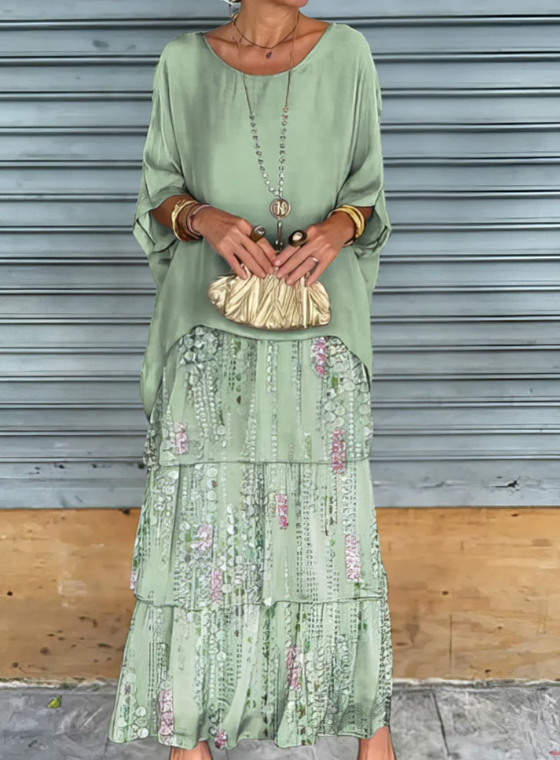 Mila - Elegant Flowing Maxi Dress