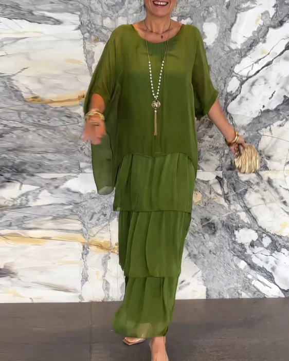 Mila - Elegant Flowing Maxi Dress
