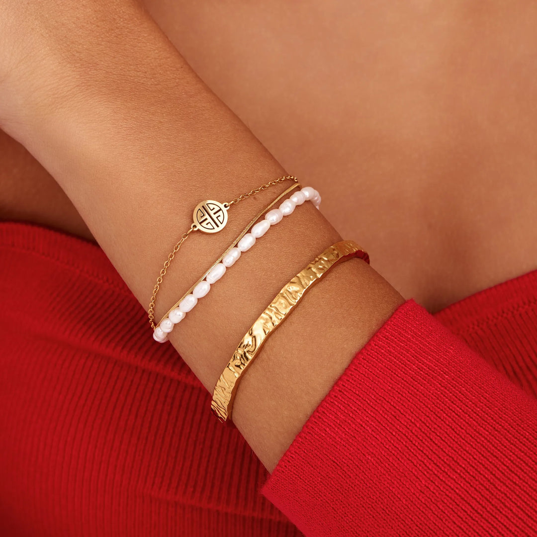 Essential Textured Cuff Bracelet