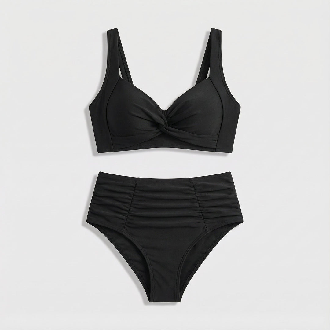 Fryderyka | Ruffled Bandeau Bikini