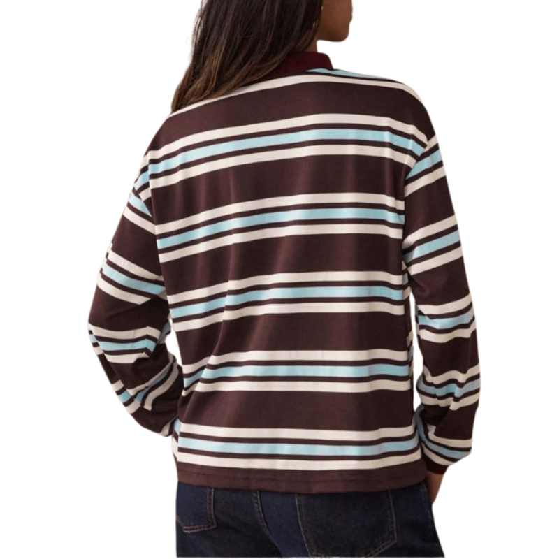 AIKO™ – Refined Striped Long Sleeve Top