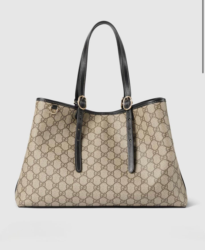 GG Emblem large tote bag