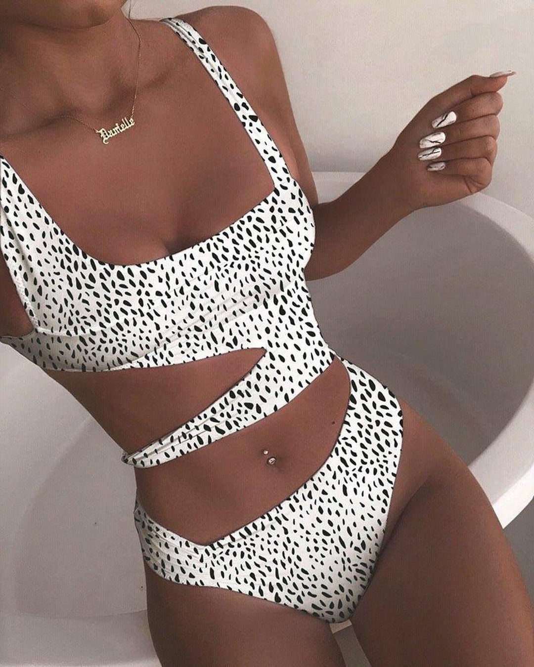 Push-Up One-Piece Bikini Swimsuit