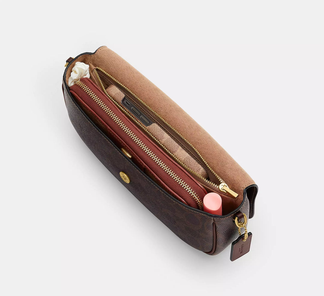 Coach Signature Brook Flap Bag