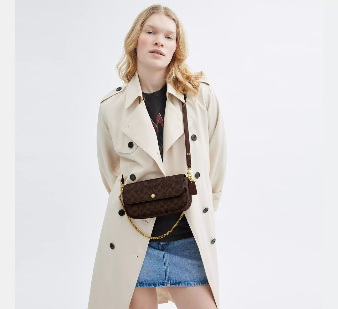 Coach Signature Brook Flap Bag