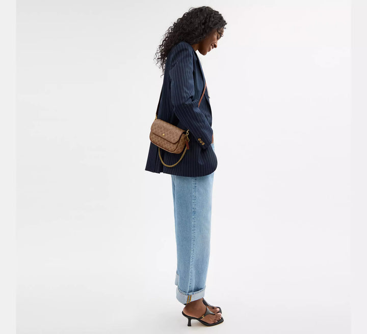 Coach Signature Brook Flap Bag