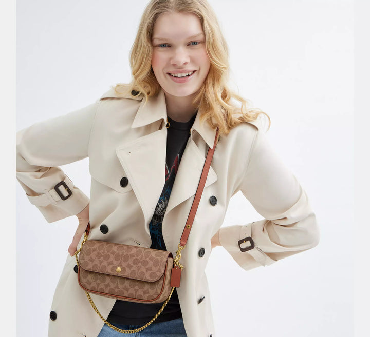 Coach Signature Brook Flap Bag