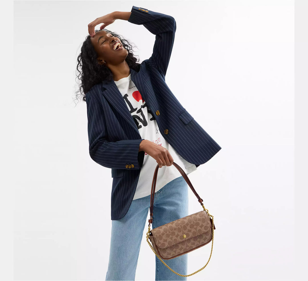 Coach Signature Brook Flap Bag