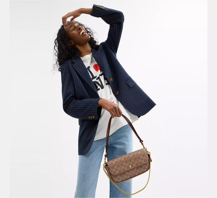Coach Signature Brook Flap Bag